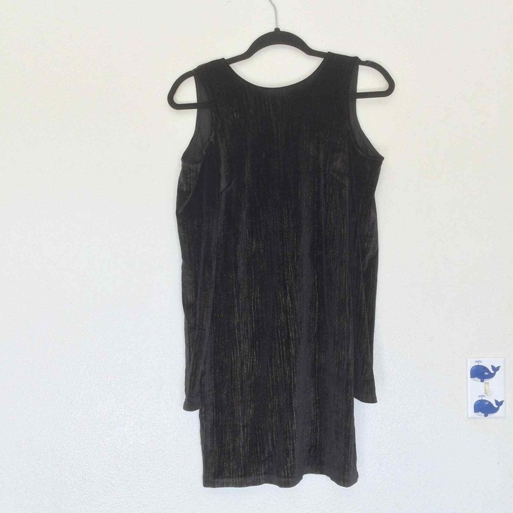 NWT Topshop Velvet Cold Shoulder‎ Dress 6 - Picture 3 of 8